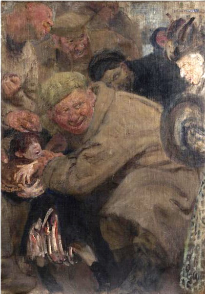 «Большевик отнимает хлеб у ребенка» (1918)