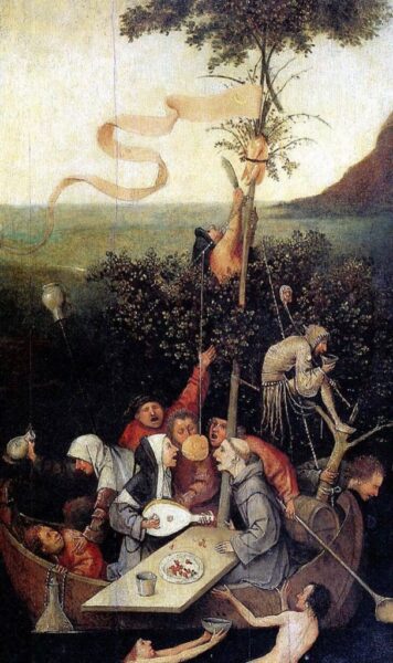 Hieronymus Bosch «Ship of Fools» (1490-1500)