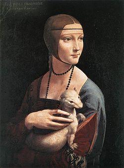 «Lady with an Ermine», Leonardo da Vinci