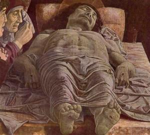 «The Lamentation of Christ» («The Dead Christ») (1480) by Andrea Mantegna