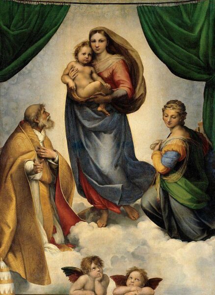 «The Sistine Madonna» («The Madonna di San Sisto») (1513-1514) by Raphael Santi