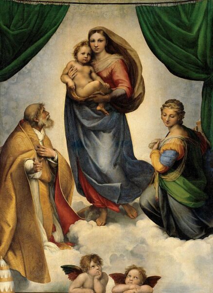 Raphael Santi «The Sistine Madonna» («The Madonna di San Sisto»)  (1512)