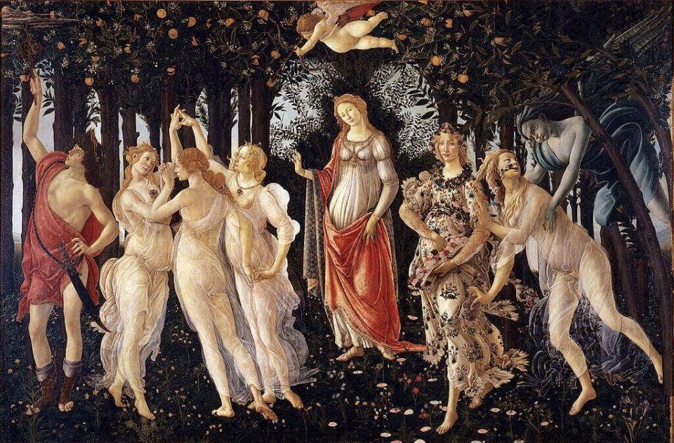«La Primavera» («Spring») (1477-1482) by Sandro Botticelli