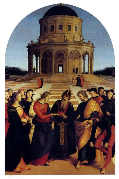 «The Marriage of the Virgin» by Raphael Santi