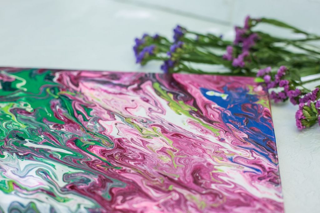 Рідкий акрил - Fluid art