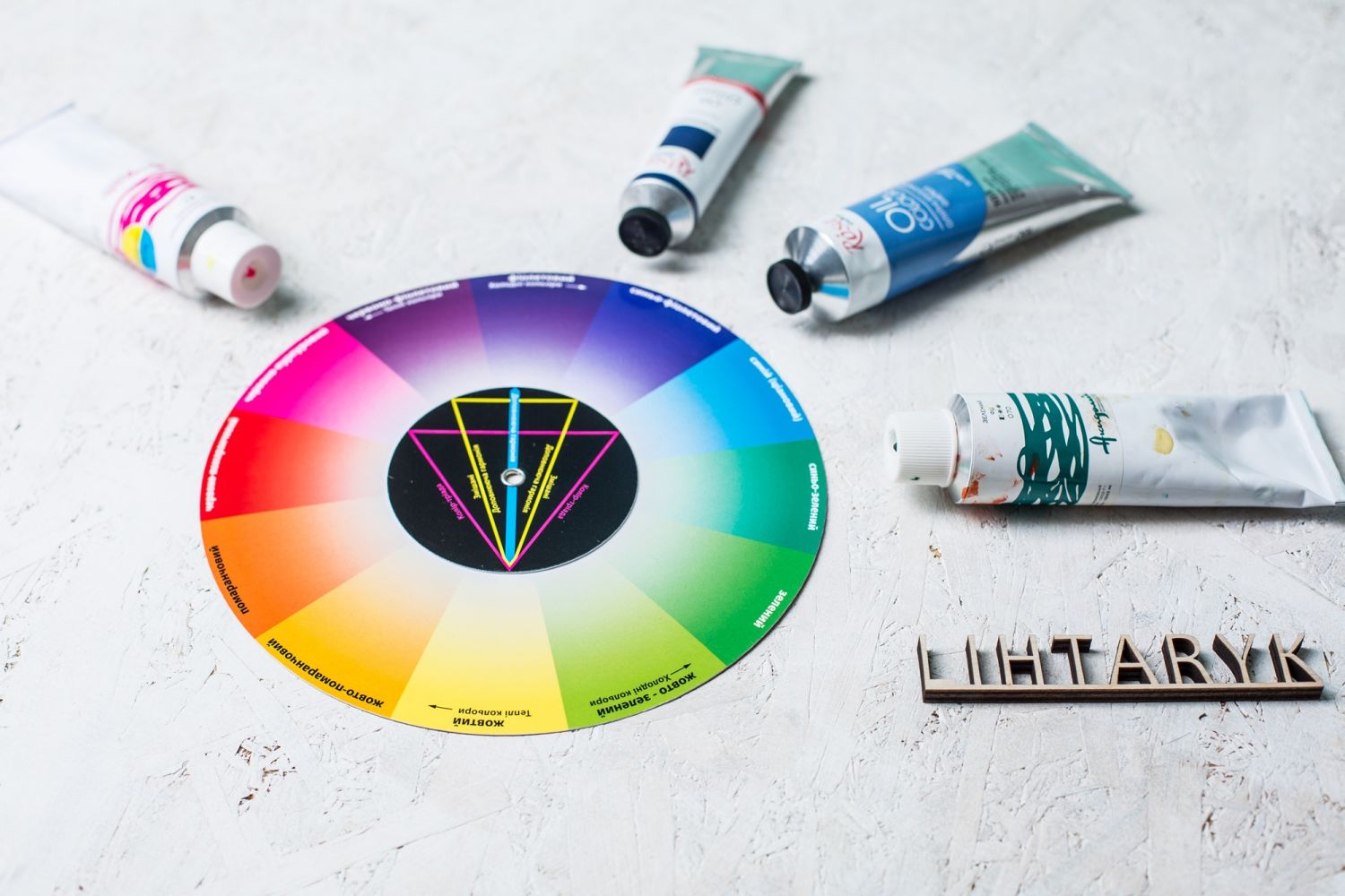 The colour wheel