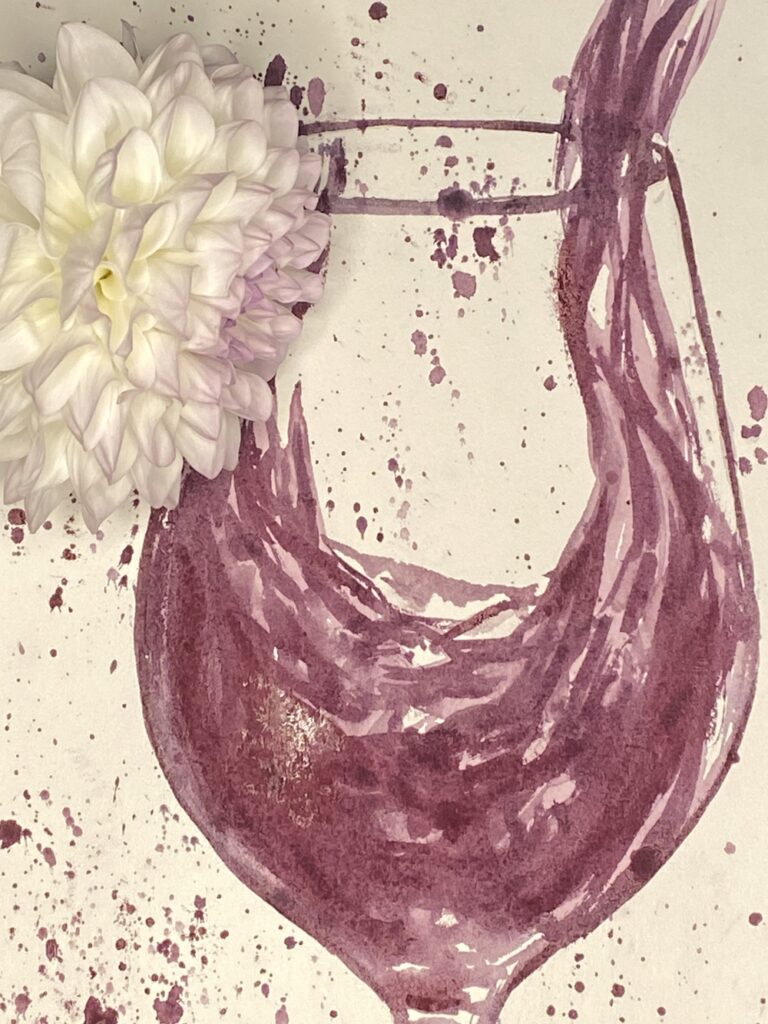 Painting with wine workshop